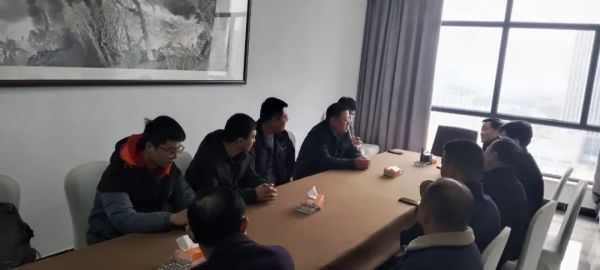 中國二十二冶山東公司蒞臨一滕建設(shè)集團(tuán)參觀考察